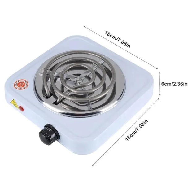 Mini Electric Stove Hot Plate For Quick Heat-Up And  Cooking 1000 W