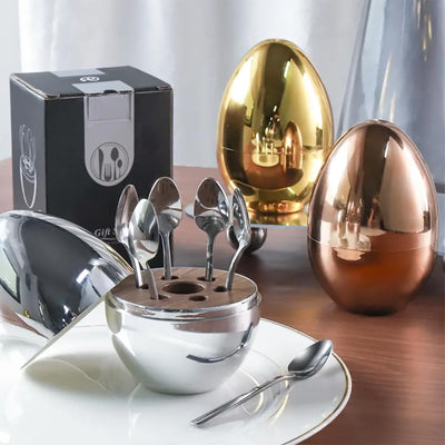 Egg Shape Tea Spoon Set