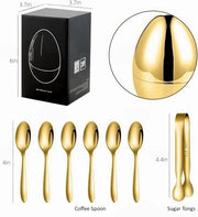 Egg Shape Tea Spoon Set