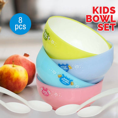 8 Pcs Animal Paradise Bowl Set For Kids