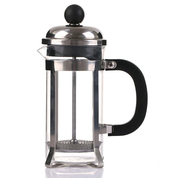 Stainless Steel Glass French Press Coffee Tea Maker 350/600 ml