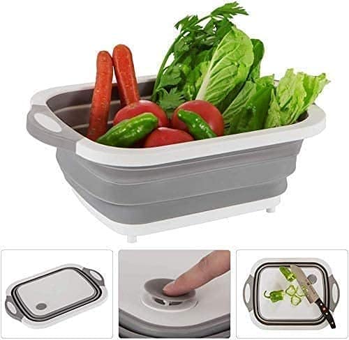 Multifunctional Folding Silicone Kitchen Cutting Board