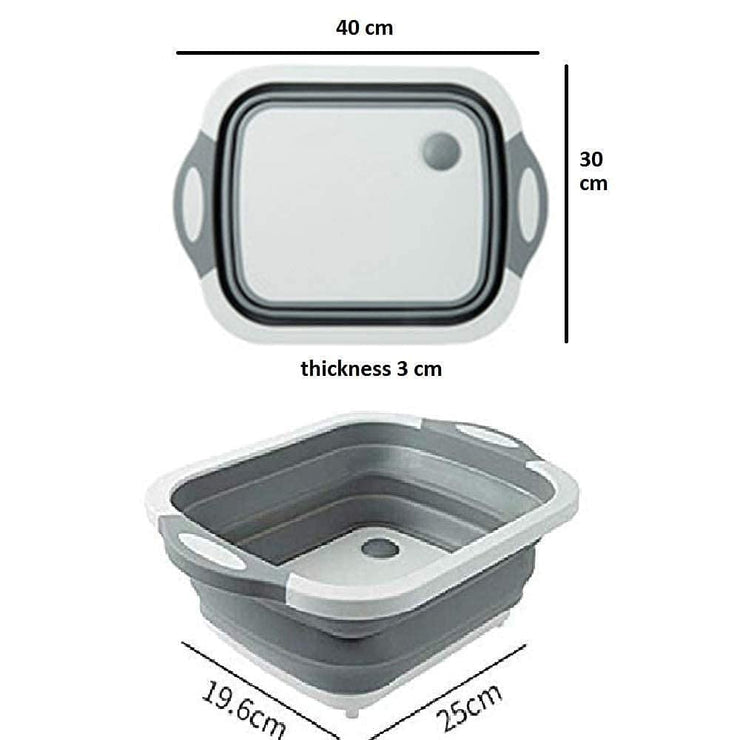 Multifunctional Folding Silicone Kitchen Cutting Board