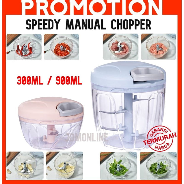 Multifunction Hand Pull Speedy Chopper to Chop Fruits Meat Onions Nuts Ginger Herbs Garlics