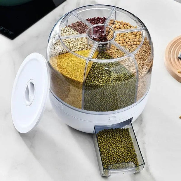 360° Rotating Dry Food Storage Container